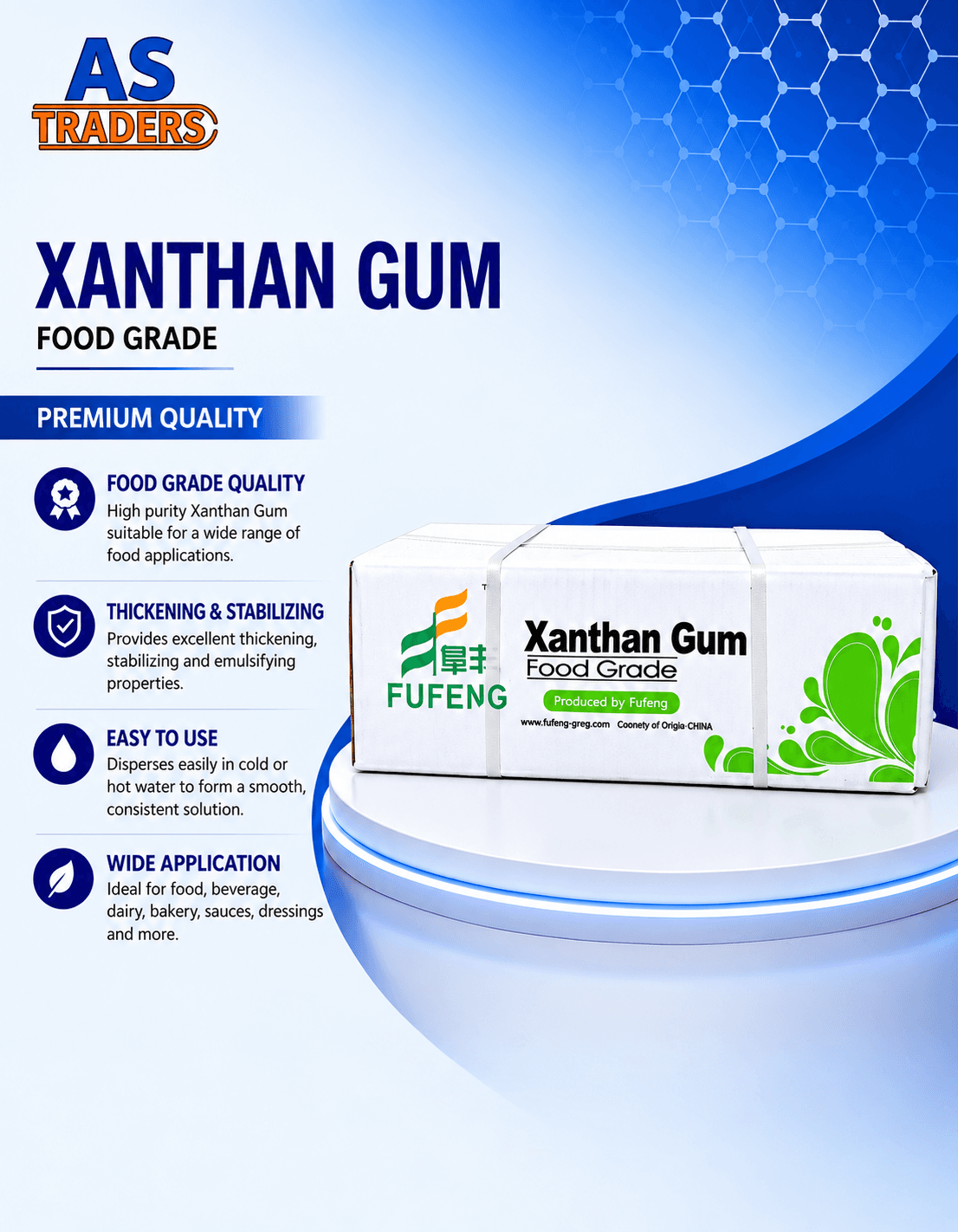 AS Traders Xanthan Gum product presentation